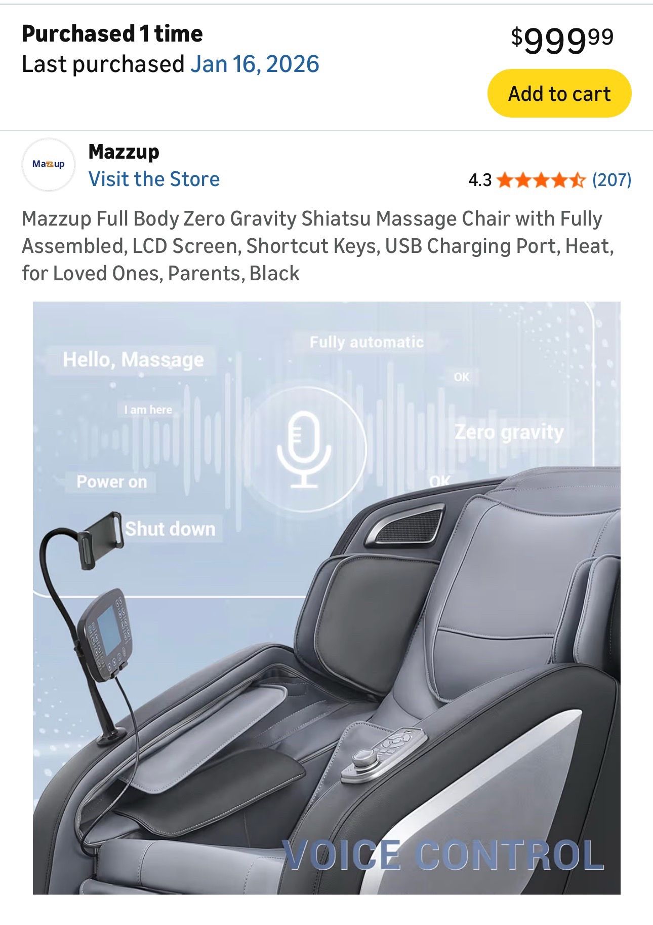 Massage chair