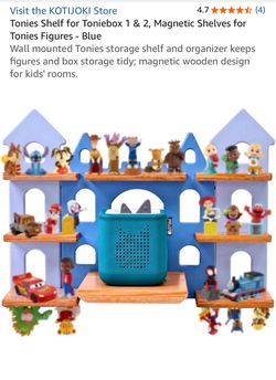 New!! Magnetic Shelf for Toniebox – Blue