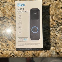 New Sealed Blink Video Doorbell