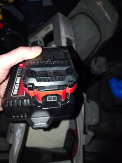 Craftsman charger + 2. 2amp batteries