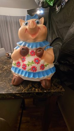 Vintage Piggy Bank 24"