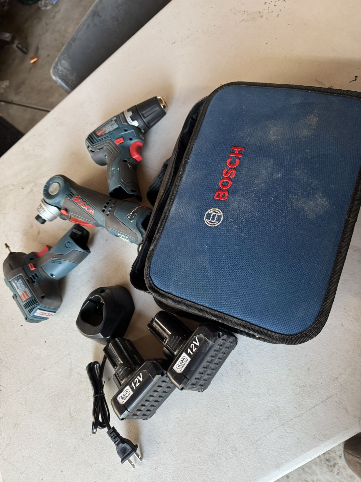 12V Bosch Drills Set. 