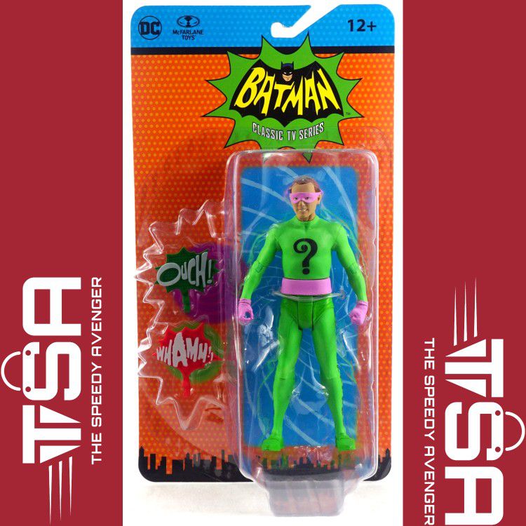 Retro Batman 66 THE RIDDLER 6" Figure - McFarlane Toys DC Comics Adam West
