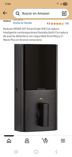 Kwikset SmartCode 916 Smart Lock – Touchscreen Keyless Entry