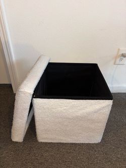 Fuzzy Ottoman Storage