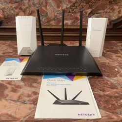 Nighthawk Smart WiFi Router with 2 Nighthawk Extenders