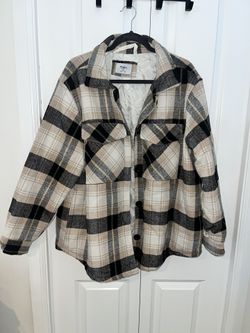 Rue 21 Plaid Shacket 1X