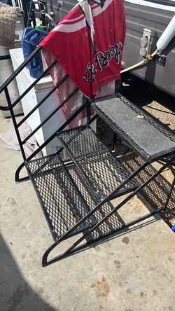 Metal stairs
