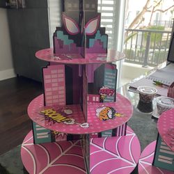 Cupcake Stands Spider Theme