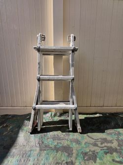 Werner 13 ft Aluminum Telescoping Multi- Position Ladder
