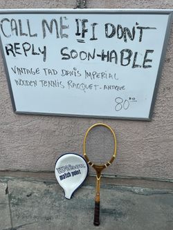 Vintage Tennis Racket