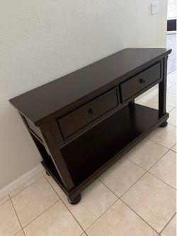 Sofa table.