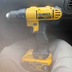 DeWalt Drill And Battery No Charger 