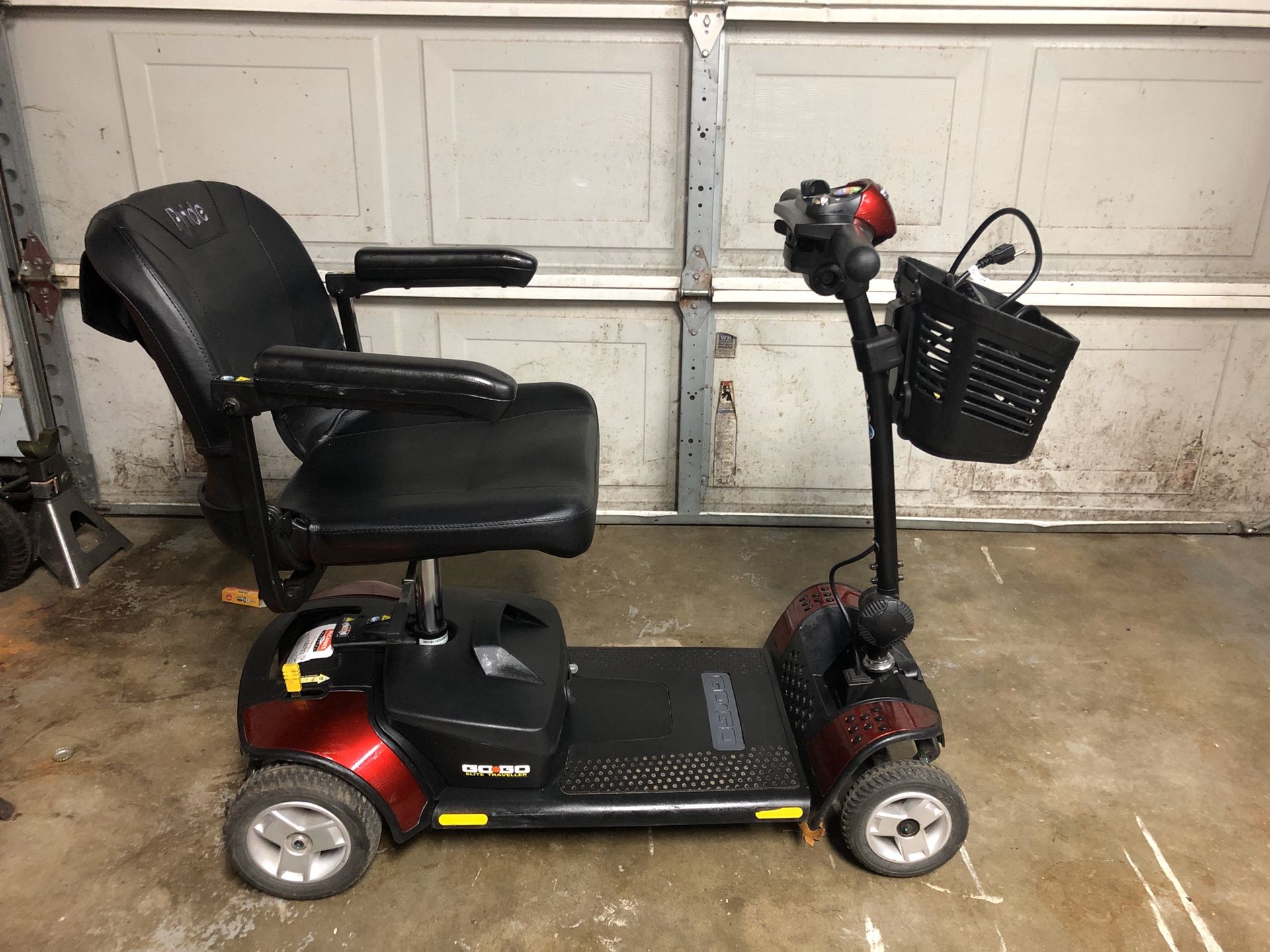 Pride GoGo Elite traveler 4 wheel scooter