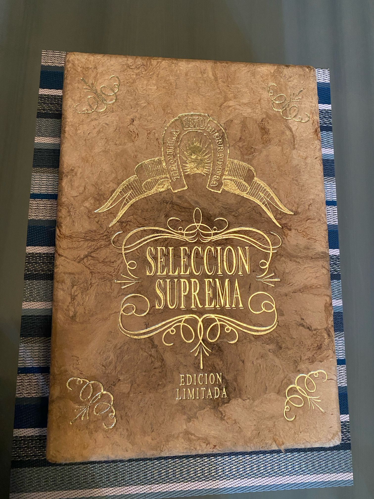 Tequila Limited Edition Box 1870 tequila Herradura seleccion suprema edicion limitada Box Only