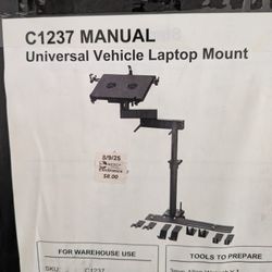 Universal vehicle Laptop Mount