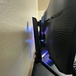Gaming  Pc And Monitor 