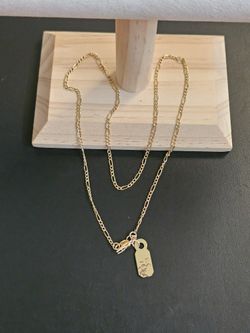 10k Gold Necklace 18.5 Inch