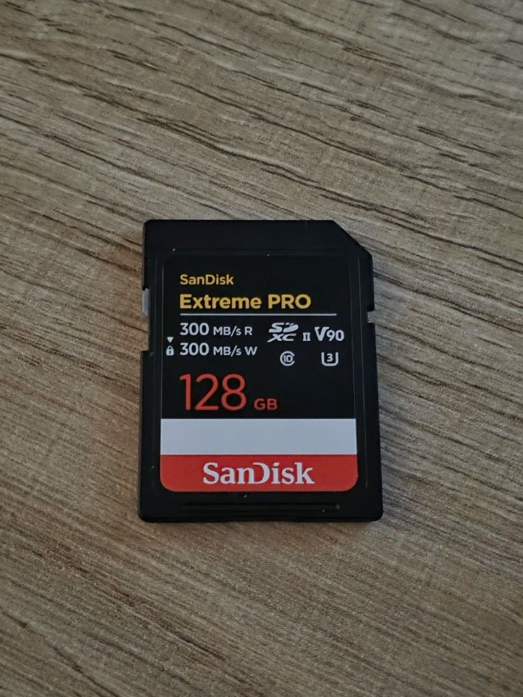 SanDisk 128gb V90 Sd
