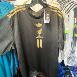 Mexico Black and Gold Soccer Jersey