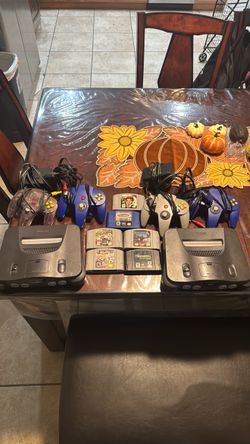 2 complete Nintendo 64 systems with Mario kart