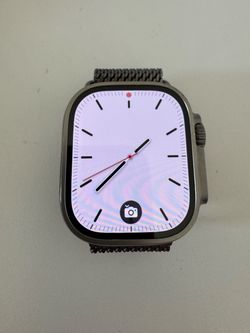 Apple Watch Ultra 3 GPS + Cellular, 49mm Natural Titanium Case with Natural Titanium Milanese Loop - Large