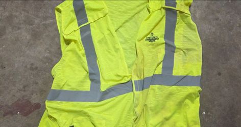 Yellow & Orange Safety Lookout Vests (2)