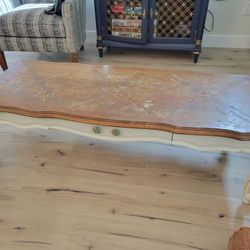 Vintage French Provincial Coffee Table ✨ Table Coffee Table Living Room Decorative 