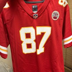 Xl Youth 87 Kelce KC Chiefs Jersey Official NFL Used