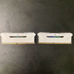CORSAIR - VENGEANCE RGB PRO SL 32GB (2x16GB) DDR4 3600MHz RAM Desktop Memory - White