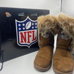 NFL Women’s New Orleans Saints Faux Fur trimmed Boots