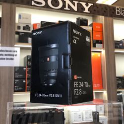 Sony 24-70mm F2.8 GM II E MOUNT LENS