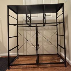12 drawer fabric dresser storage cabinet shelf rack side pockets and hooks