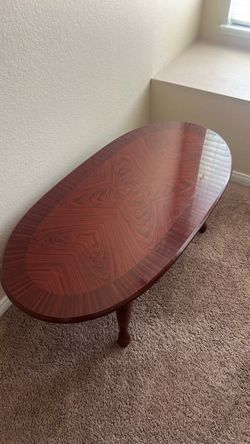 Barely used wood coffee table