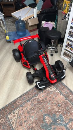 24V Electric Go Kart, Kids Drift Kart with Dual 85W Motors
