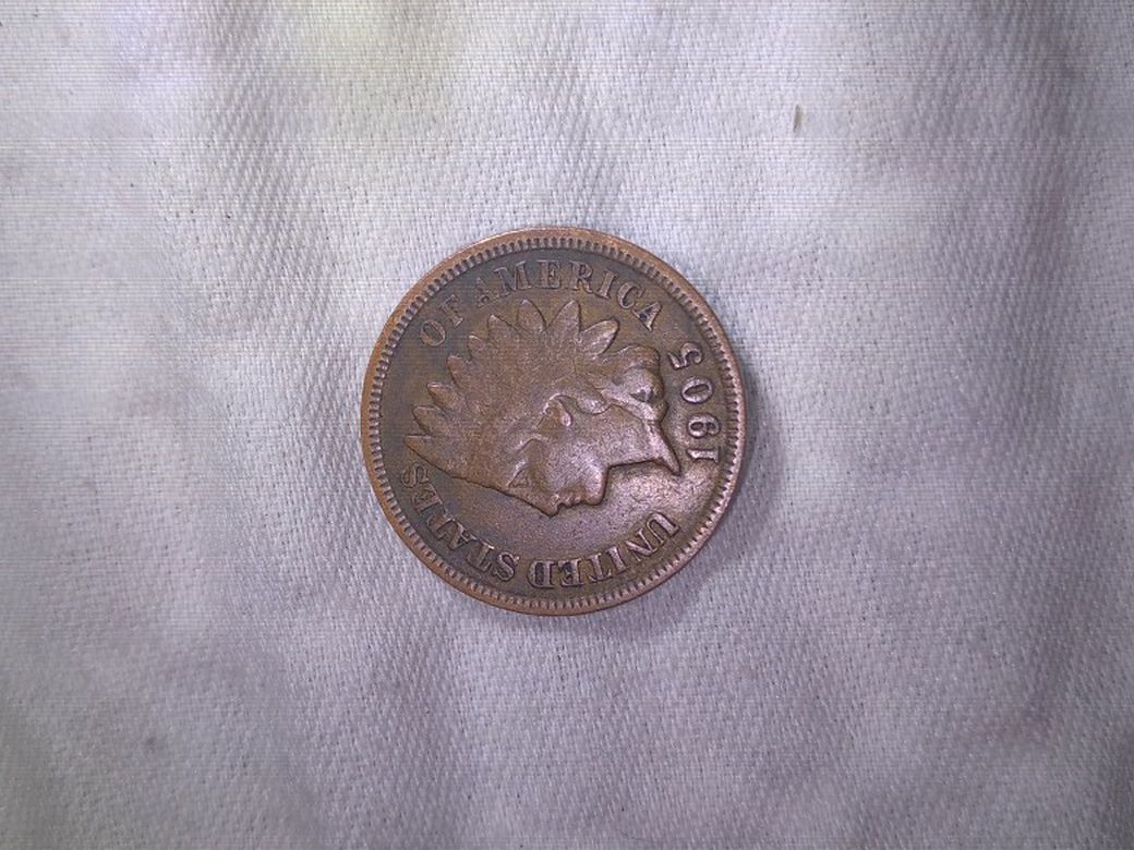 1905 Indian Wheat Penny