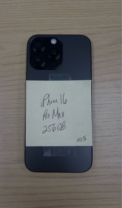 iPhone 16 Pro Max 256GB - Unlocked (FaceID disabled)
