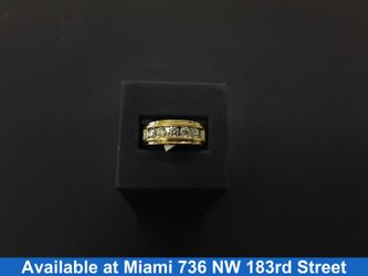 Ring - Wedding Band - Yellow Gold 10k (.417) 9.1 grams Size 10.5
