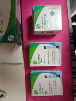 I have monitor opened box and unopened lancets 100 and 100 x2 of the test strips unopened. $80.00 obo for all