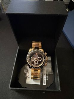 Bape BapeX type 3 Gold watch with black dial