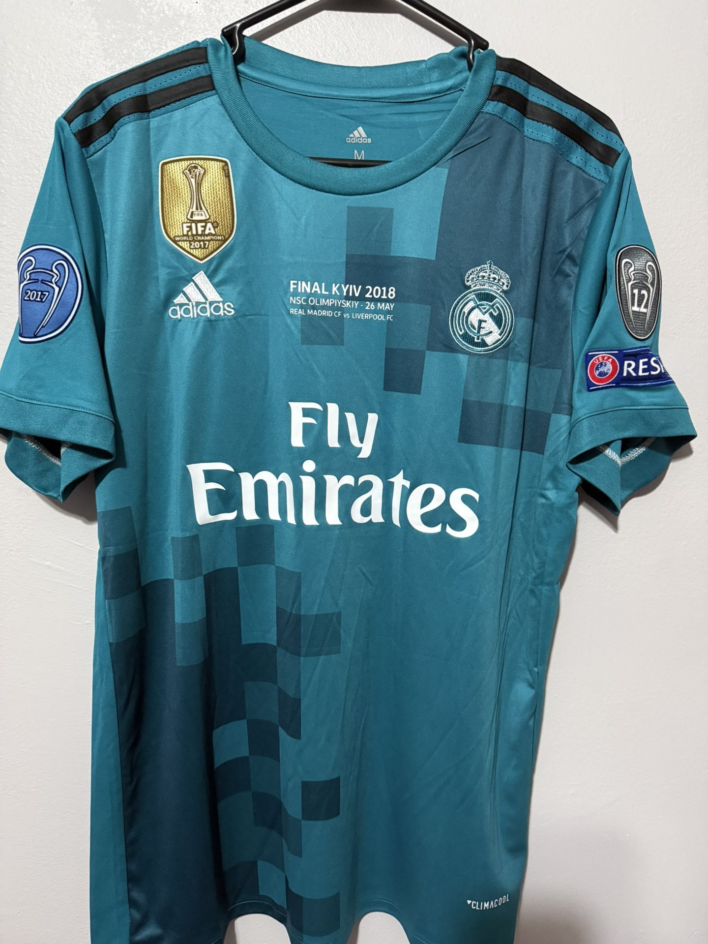 Ronaldo Real Madrid 2017/18 Ucl Away Jersey Adult Medium