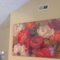 Huge Floral Painting 