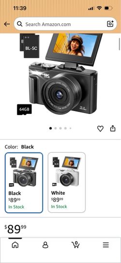 Cámara trae 2 pilas