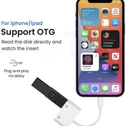 8-Pin to USB 3.0 Camera Adapter [High-Speed] for iPad 6 7 8 9, Air 2 3, Mini 4 5