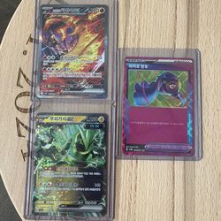 Team Rockets Moltres- Korean Pokemon card