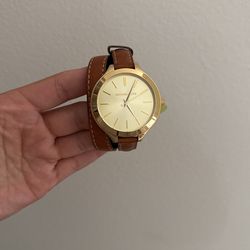 Michael Kors Leather Watch