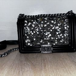 Chanel Le Boy Crystal Purse  (AUTHENTICATED)