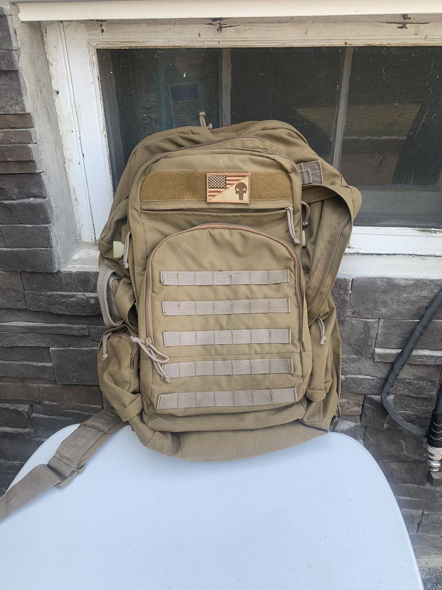 72 Hour Backpack Bugout Bag , Chest Recon Rig , Camelback Hydration System 