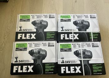 FLEX COMPACT 24-volt 1/4-in Brushless Cordless Impact Driver kits