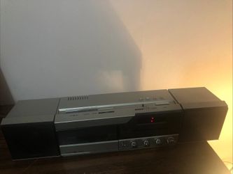 General Electric Stereo Am/fm Clock Radio Cassette Player Test Working Good